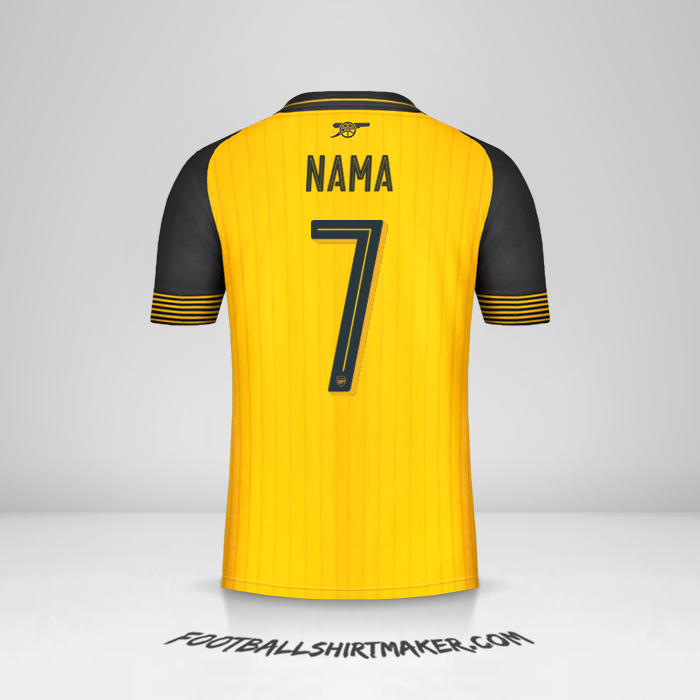 Jersey Arsenal Cup 2016/17 Alternatif -  nama - 7