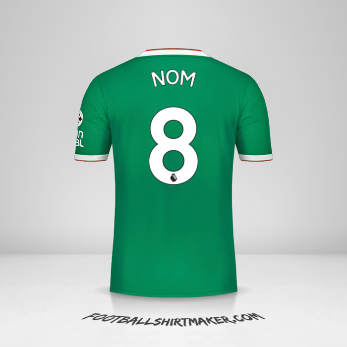 Maillot Wolverhampton Wanderers 2019/20 Troisième -  nom - 8