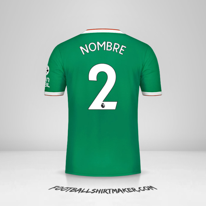 Jersey Wolverhampton Wanderers 2019/20 Tercera -  nombre - 2