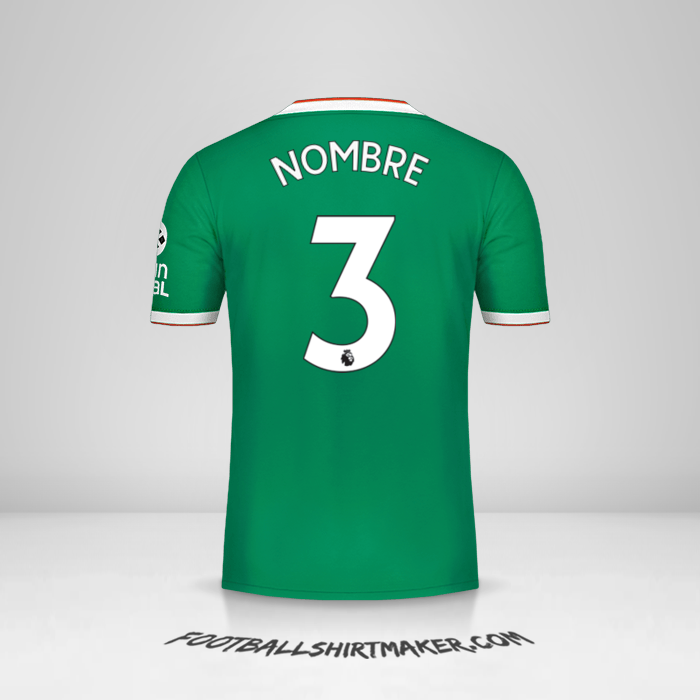 Jersey Wolverhampton Wanderers 2019/20 Tercera -  nombre - 3
