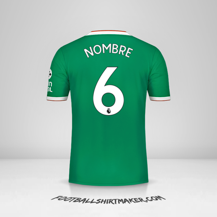 Jersey Wolverhampton Wanderers 2019/20 Tercera -  nombre - 6