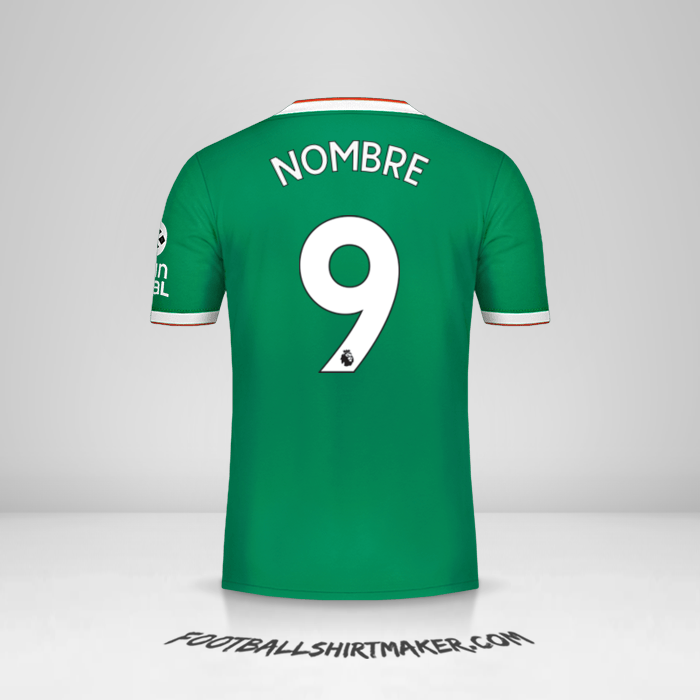 Jersey Wolverhampton Wanderers 2019/20 Tercera -  nombre - 9