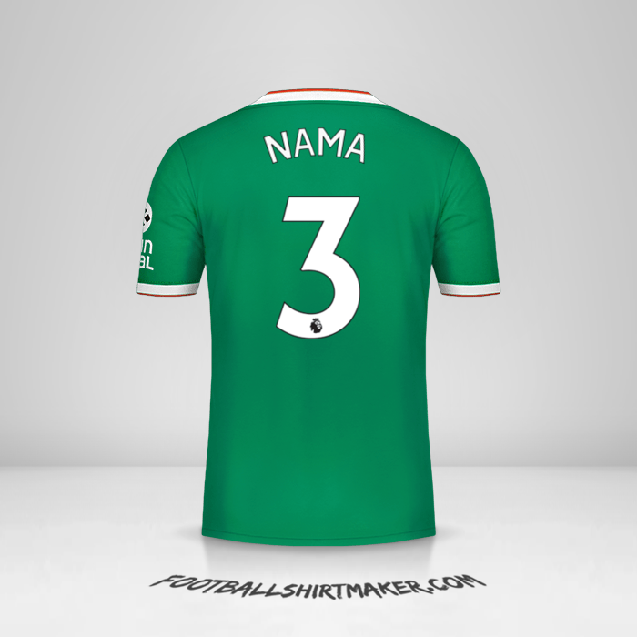 Jersey Wolverhampton Wanderers 2019/20 Ketiga -  nama - 3