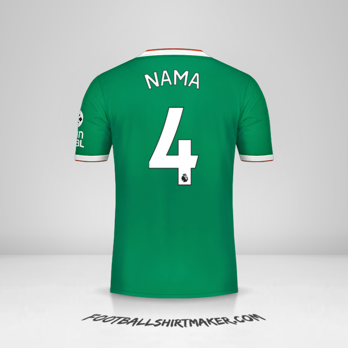 Jersey Wolverhampton Wanderers 2019/20 Ketiga -  nama - 4
