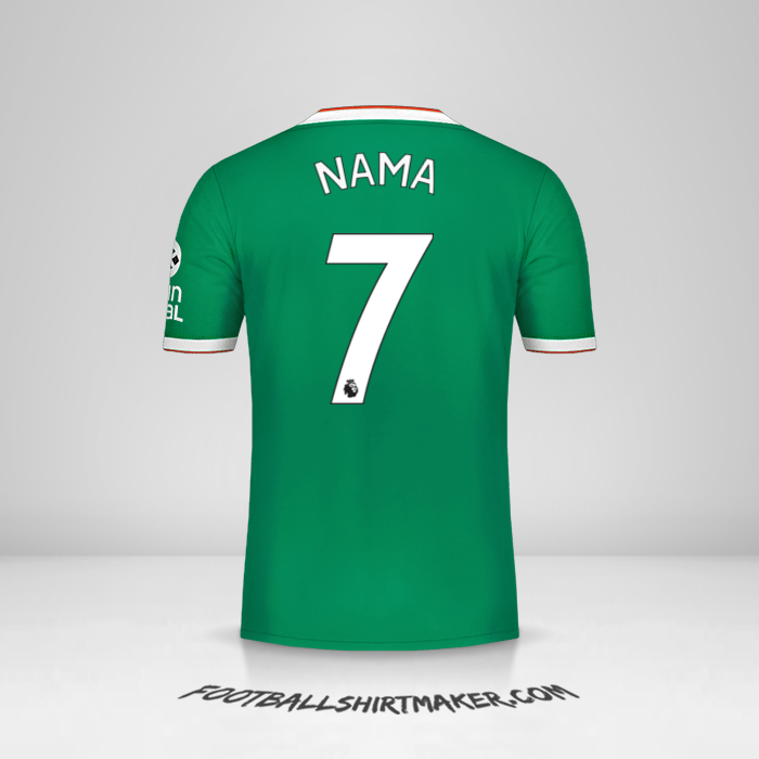 Jersey Wolverhampton Wanderers 2019/20 Ketiga -  nama - 7