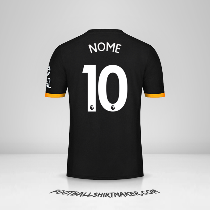 Maglia Wolverhampton Wanderers 2019/20 Seconda -  nome - 10