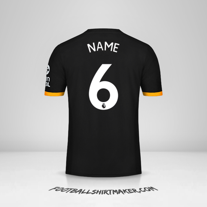 Shirt Wolverhampton Wanderers 2019/20 Away -  name - 6