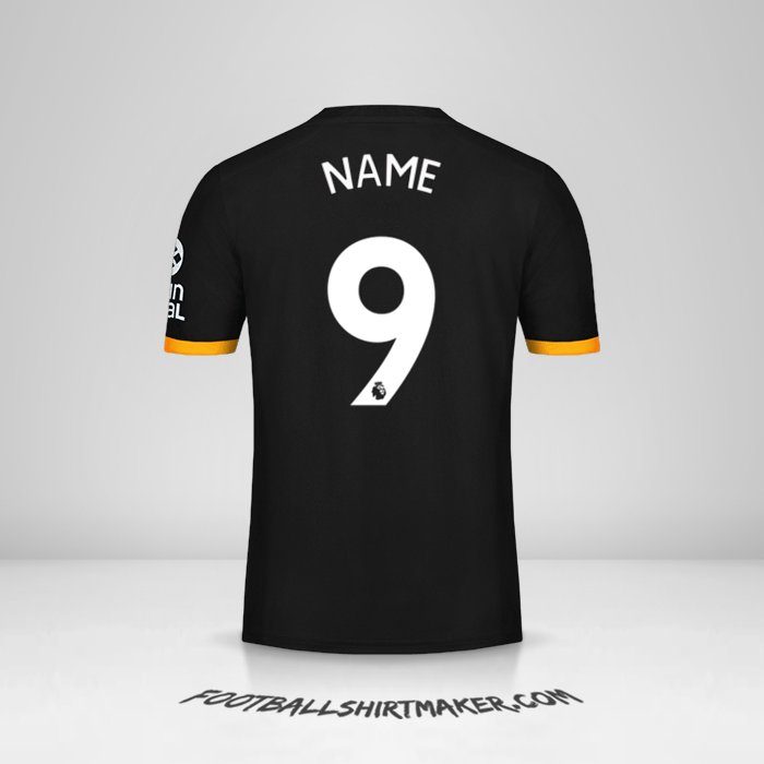 Trikot Wolverhampton Wanderers 2019/20 Auswärts -  name - 9