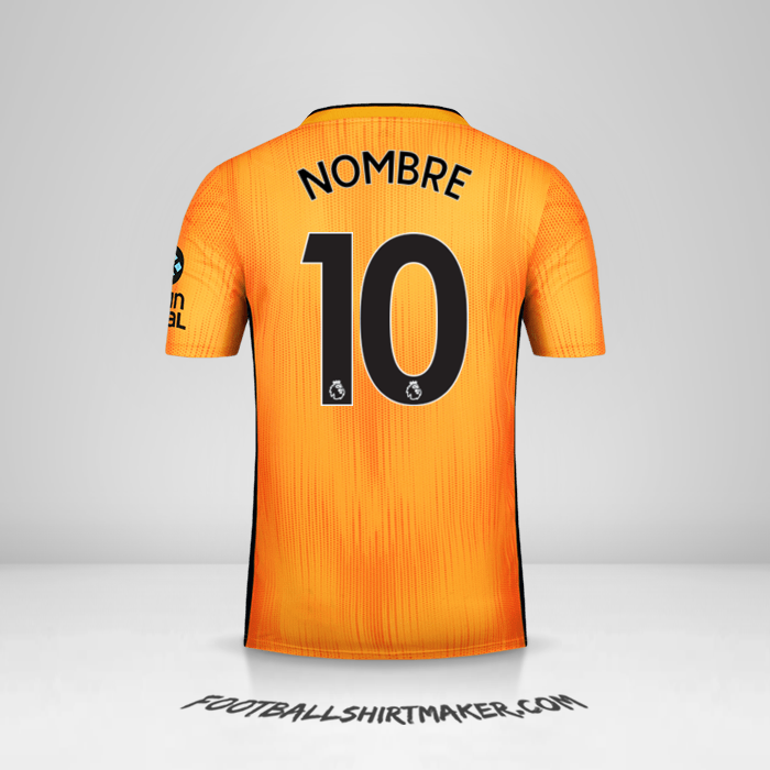 Jersey Wolverhampton Wanderers 2019/20 -  nombre - 10