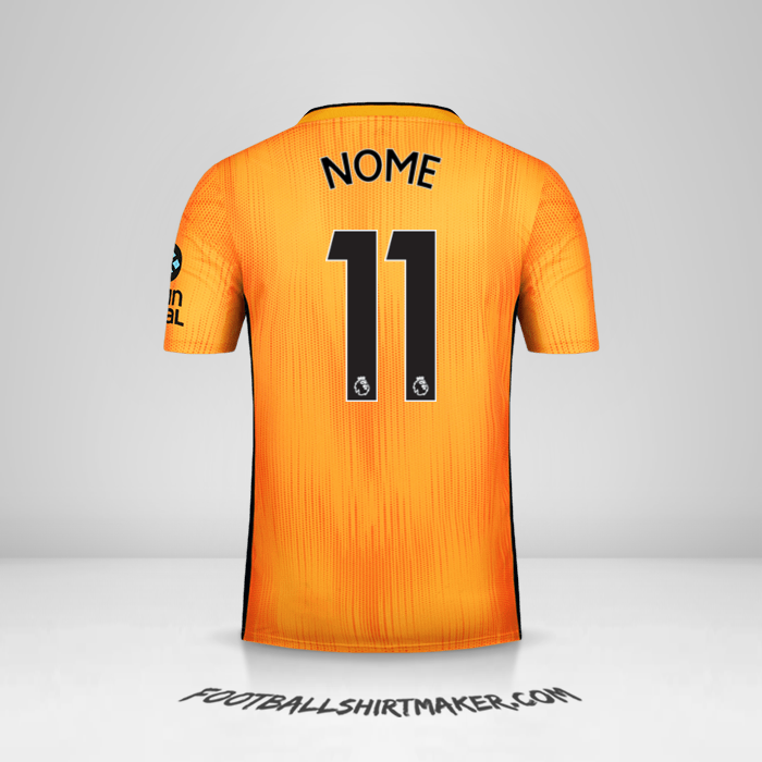 Maglia Wolverhampton Wanderers 2019/20 -  nome - 11
