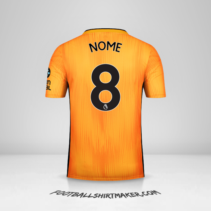 Camisola Wolverhampton Wanderers 2019/20 -  nome - 8