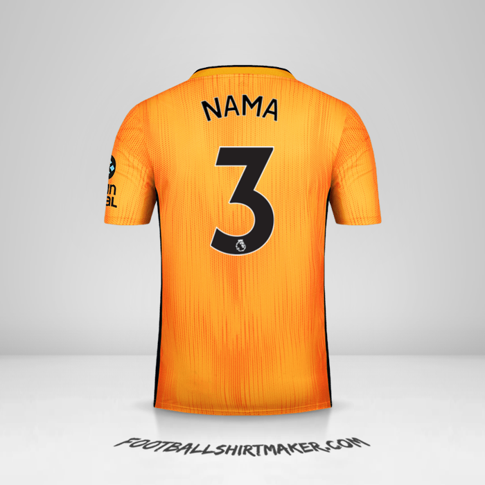 Jersey Wolverhampton Wanderers 2019/20 -  nama - 3