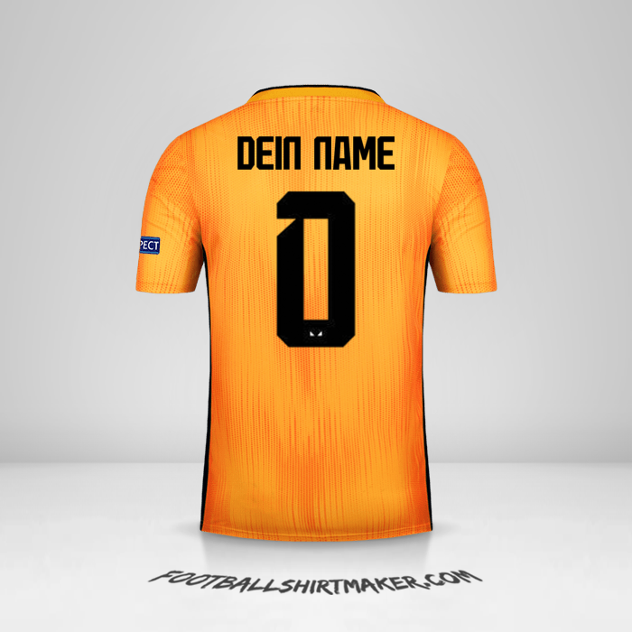 Trikot Wolverhampton Wanderers Cup 2019/20 -  dein name - 0