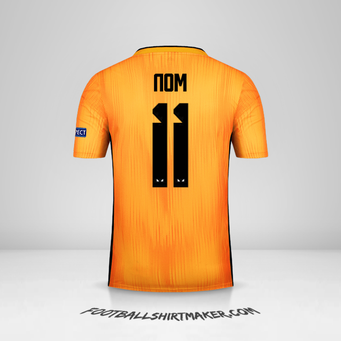 Maillot Wolverhampton Wanderers Cup 2019/20 -  nom - 11