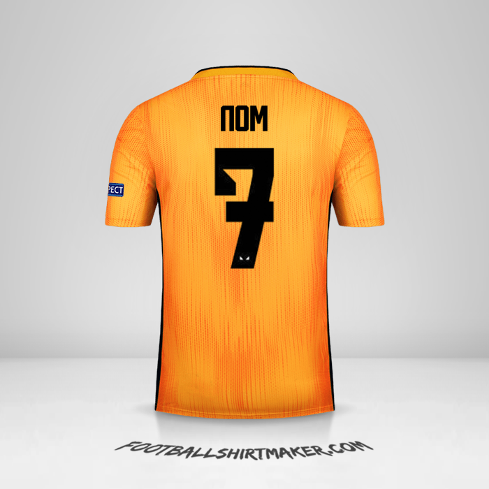Maillot Wolverhampton Wanderers Cup 2019/20 -  nom - 7