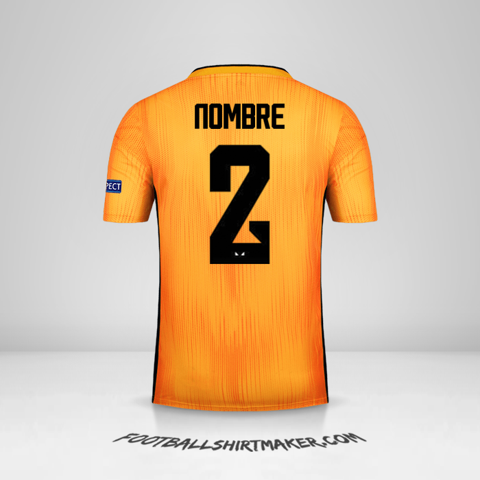 Jersey Wolverhampton Wanderers Cup 2019/20 -  nombre - 2