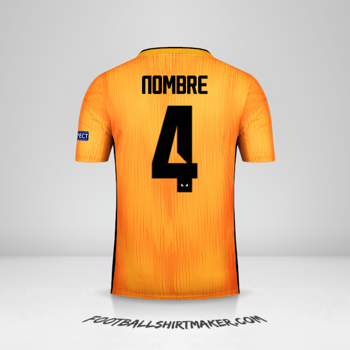 Jersey Wolverhampton Wanderers Cup 2019/20 -  nombre - 4