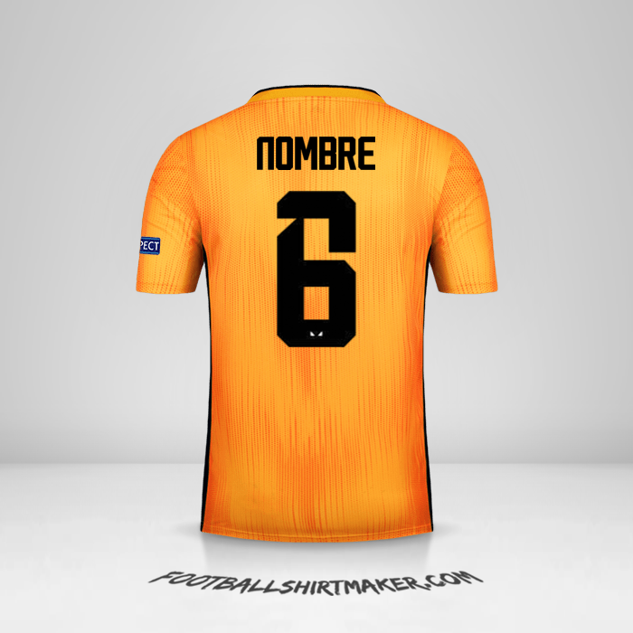 Jersey Wolverhampton Wanderers Cup 2019/20 -  nombre - 6