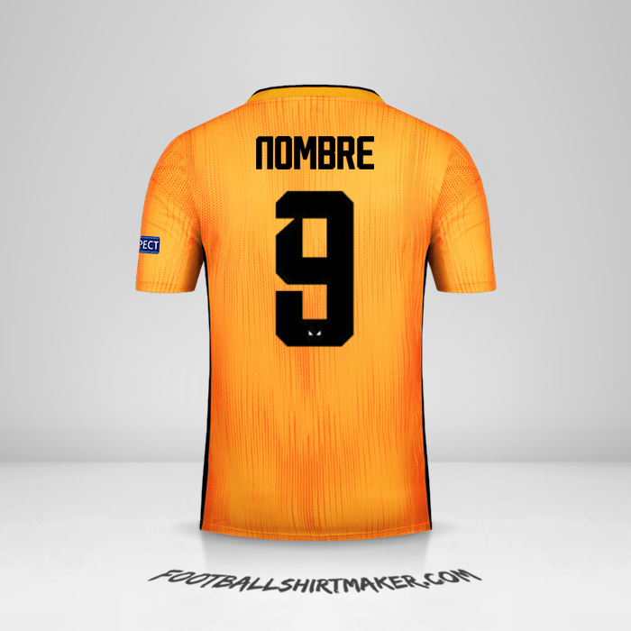 Jersey Wolverhampton Wanderers Cup 2019/20 -  nombre - 9