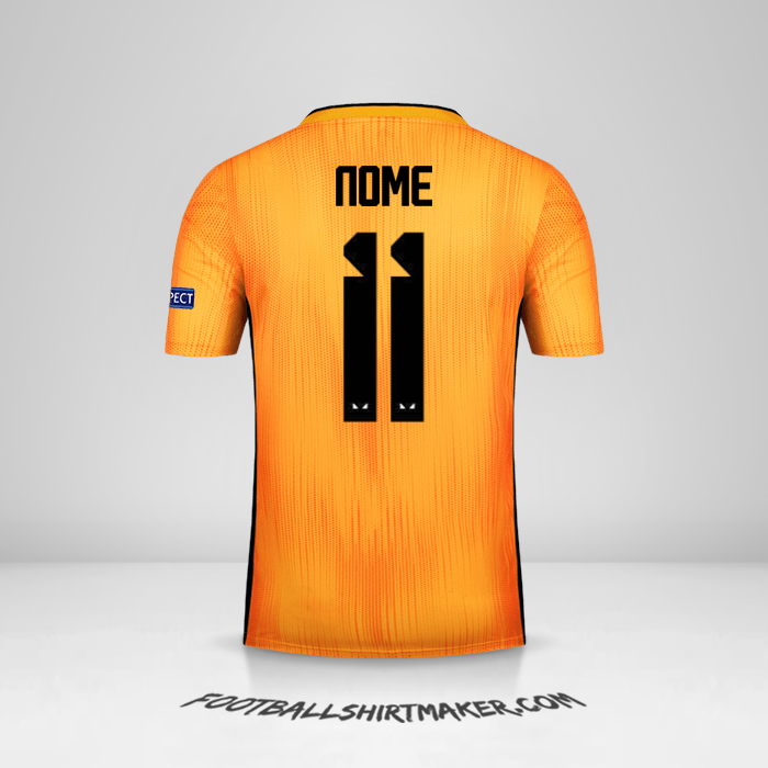 Camisa Wolverhampton Wanderers Cup 2019/20 -  nome - 11