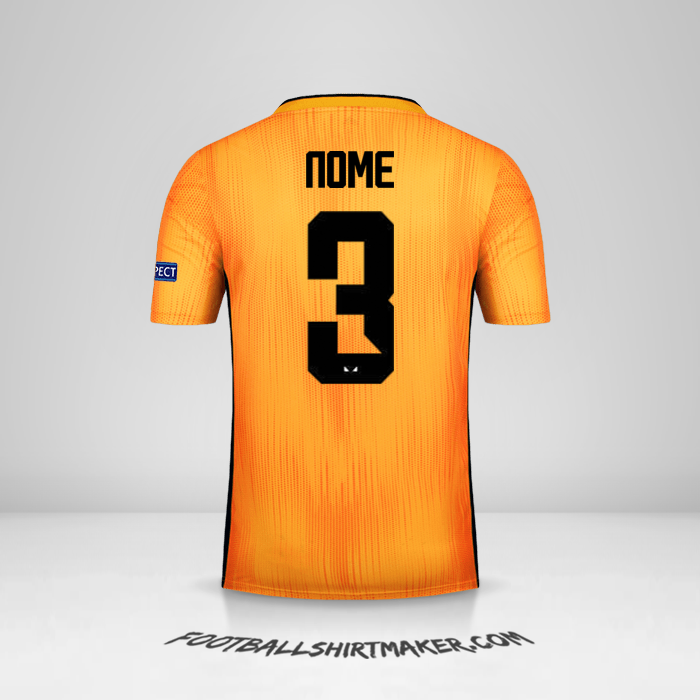 Camisola Wolverhampton Wanderers Cup 2019/20 -  nome - 3