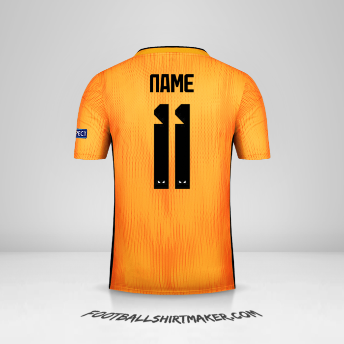 Shirt Wolverhampton Wanderers Cup 2019/20 -  name - 11
