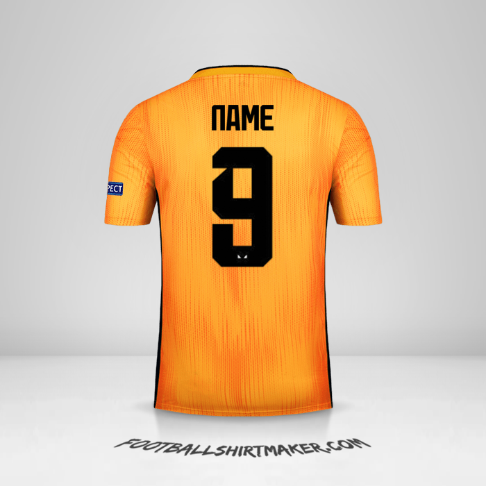 Shirt Wolverhampton Wanderers Cup 2019/20 -  name - 9