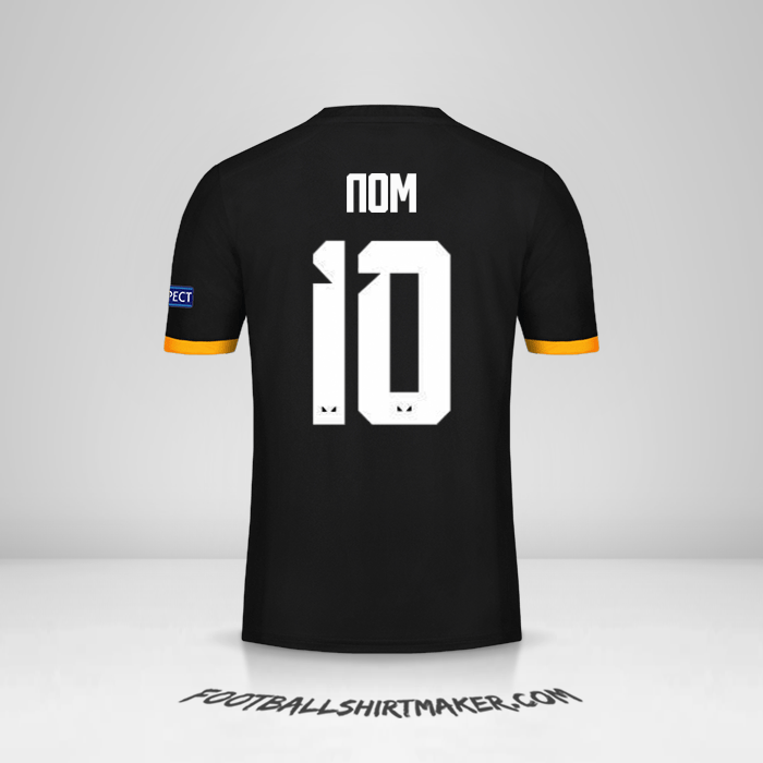 Maillot Wolverhampton Wanderers Cup 2019/20 Extérieur -  nom - 10