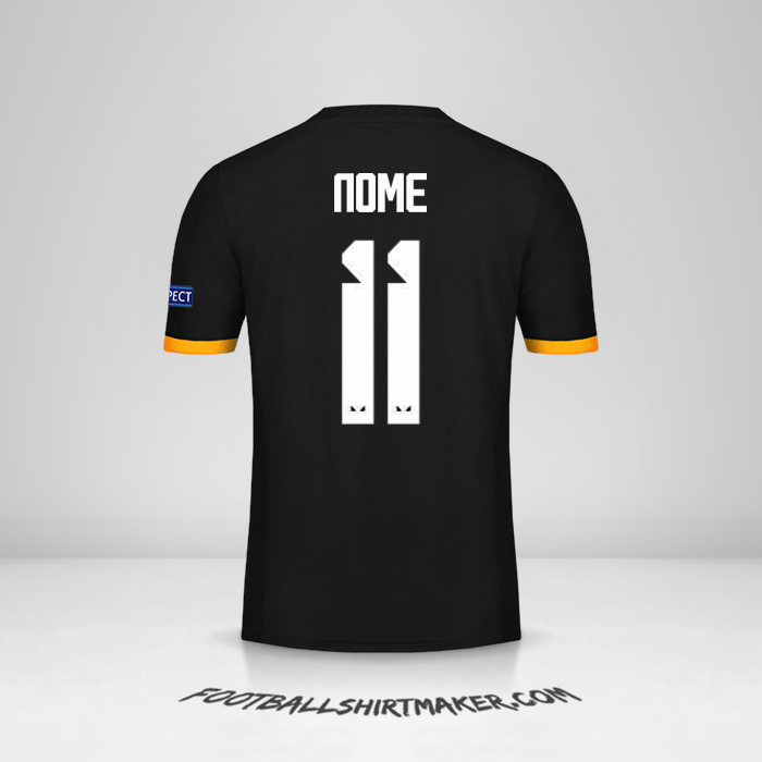 Camisa Wolverhampton Wanderers Cup 2019/20 Alternativa -  nome - 11