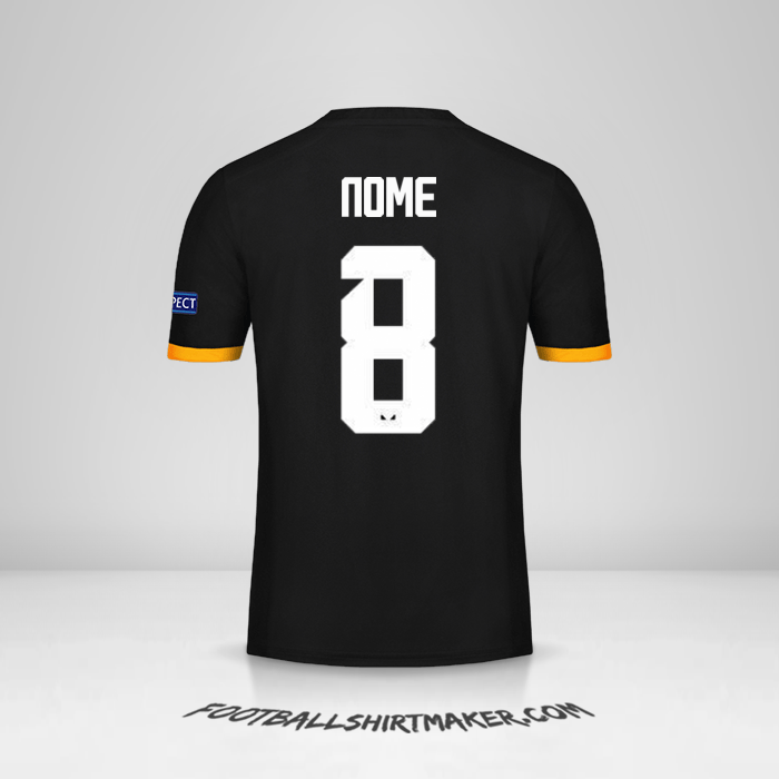 Maglia Wolverhampton Wanderers Cup 2019/20 Seconda -  nome - 8