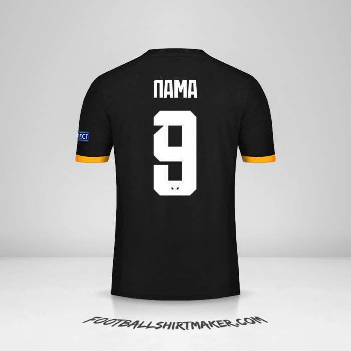 Jersey Wolverhampton Wanderers Cup 2019/20 Alternatif -  nama - 9
