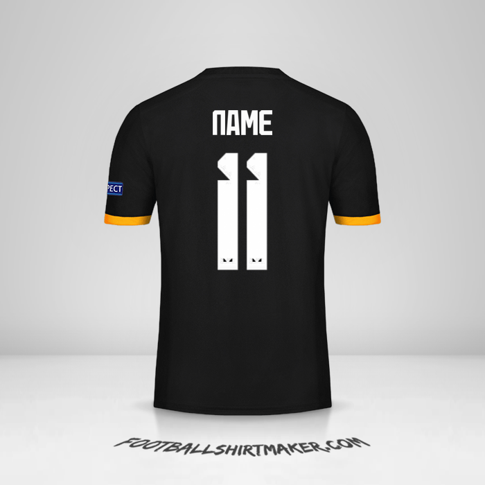 Trikot Wolverhampton Wanderers Cup 2019/20 Auswärts -  name - 11