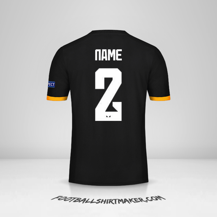 Shirt Wolverhampton Wanderers Cup 2019/20 Away -  name - 2