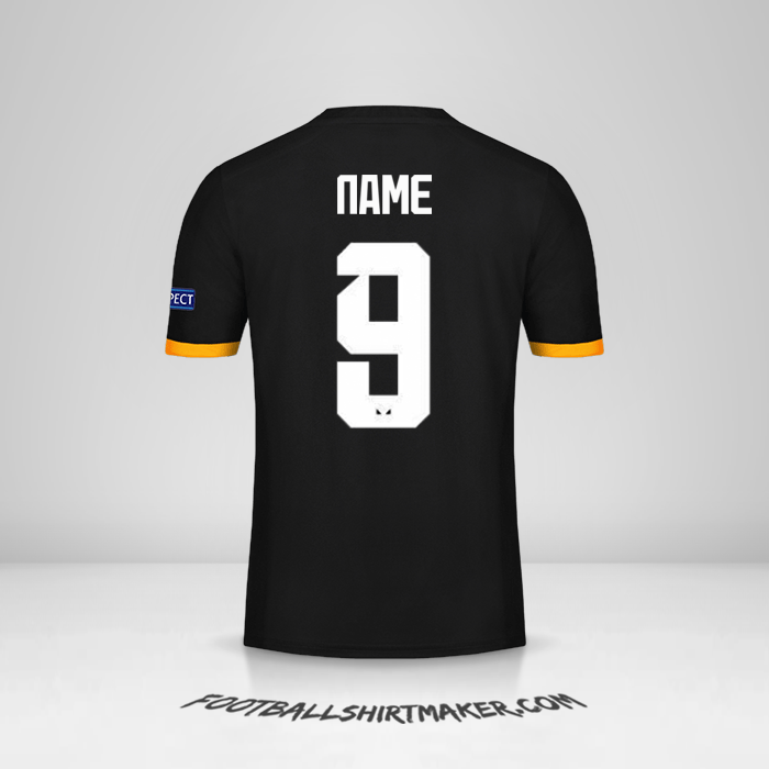 Shirt Wolverhampton Wanderers Cup 2019/20 Away -  name - 9
