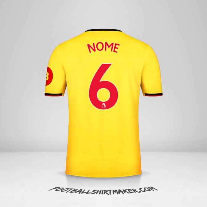 Maglia Watford FC 2019/2020 -  nome - 6