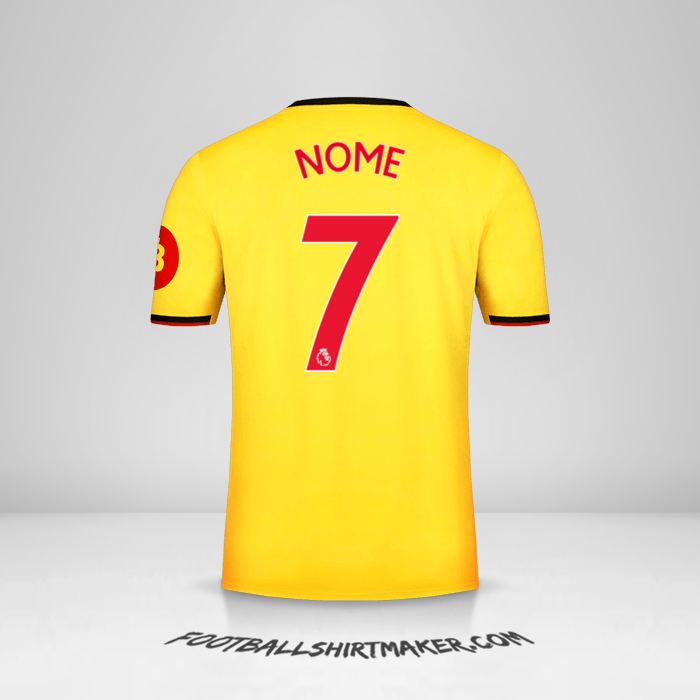 Maglia Watford FC 2019/2020 -  nome - 7