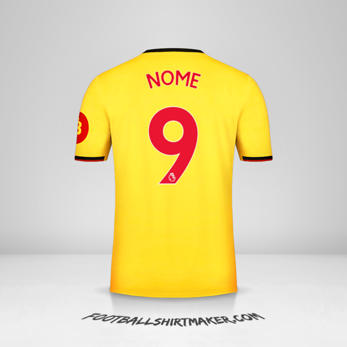 Maglia Watford FC 2019/2020 -  nome - 9