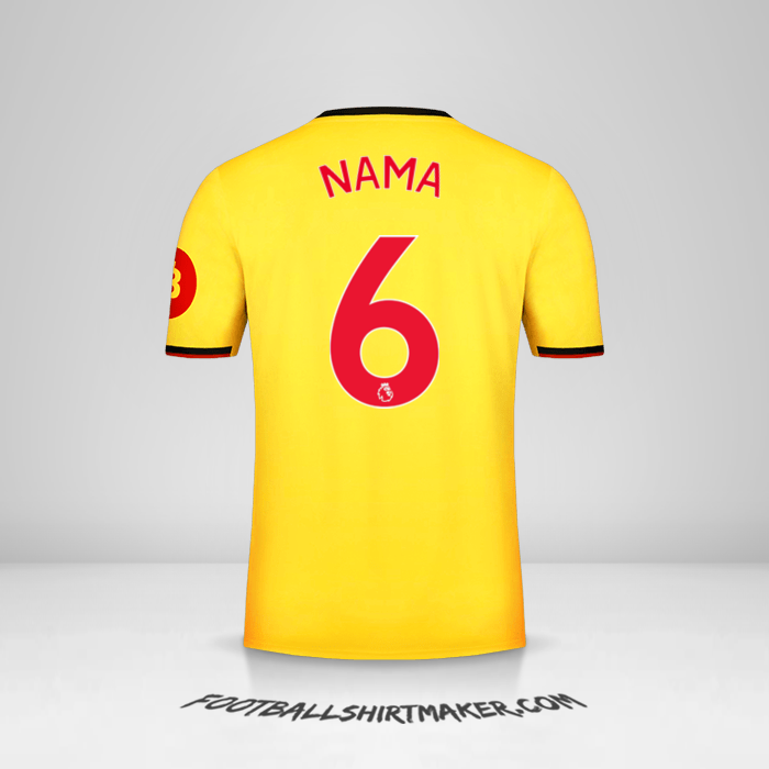 Jersey Watford FC 2019/2020 -  nama - 6