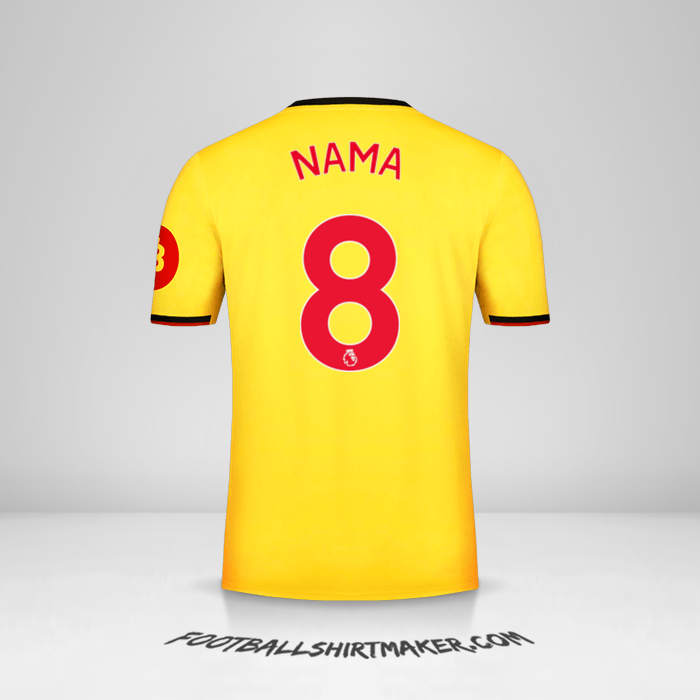 Jersey Watford FC 2019/2020 -  nama - 8