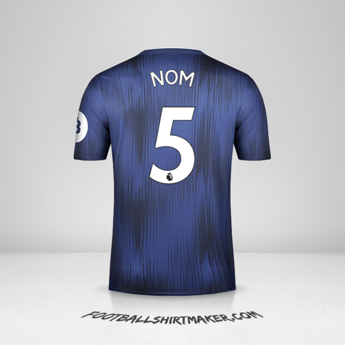 Maillot Watford FC 2019/20 Extérieur -  nom - 5