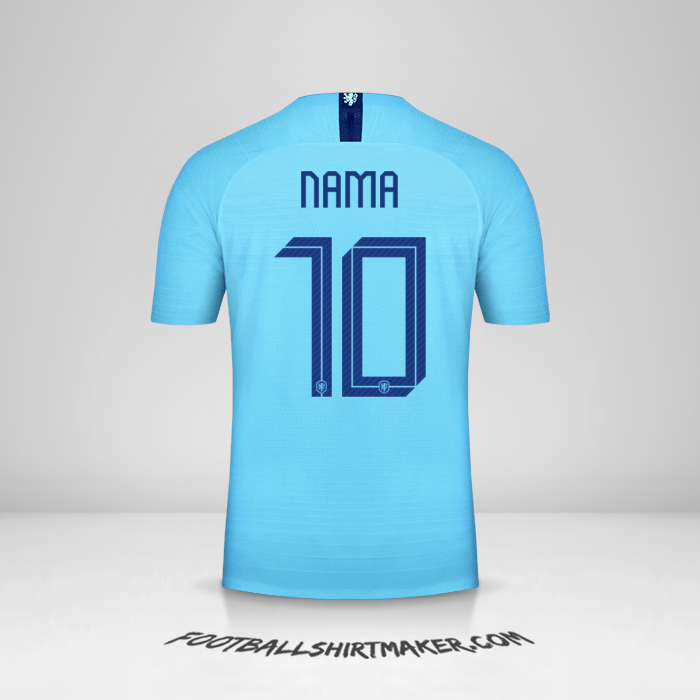 Jersey Belanda 2018/19 Alternatif -  nama - 10