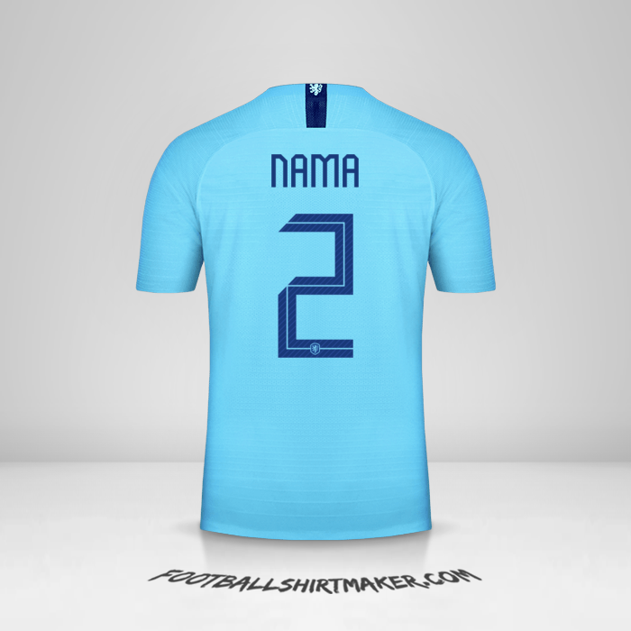 Jersey Belanda 2018/19 Alternatif -  nama - 2