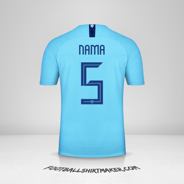 Jersey Belanda 2018/19 Alternatif -  nama - 5