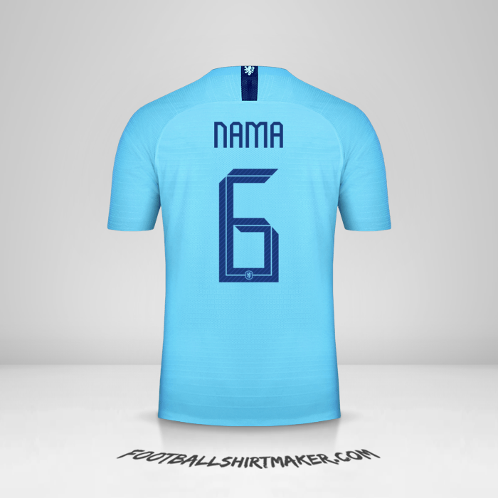 Jersey Belanda 2018/19 Alternatif -  nama - 6