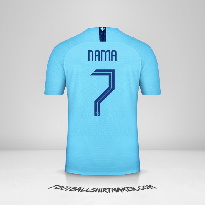Jersey Belanda 2018/19 Alternatif -  nama - 7