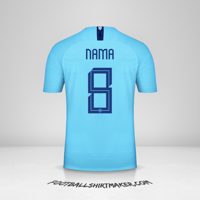 Jersey Belanda 2018/19 Alternatif -  nama - 8