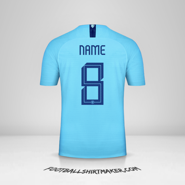 Shirt Netherlands 2018/19 Away -  name - 8