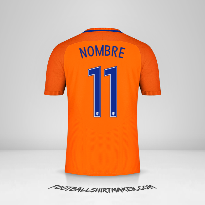 Jersey Paises Bajos 2016 -  nombre - 11