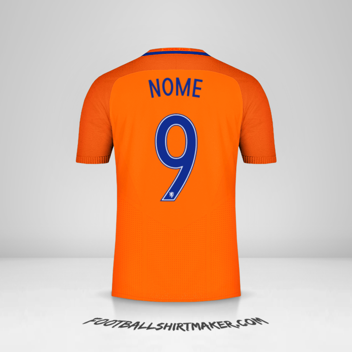 Camisa Países Baixos 2016 -  nome - 9