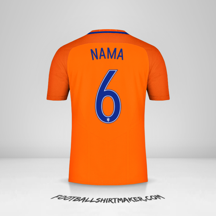 Jersey Belanda 2016 -  nama - 6